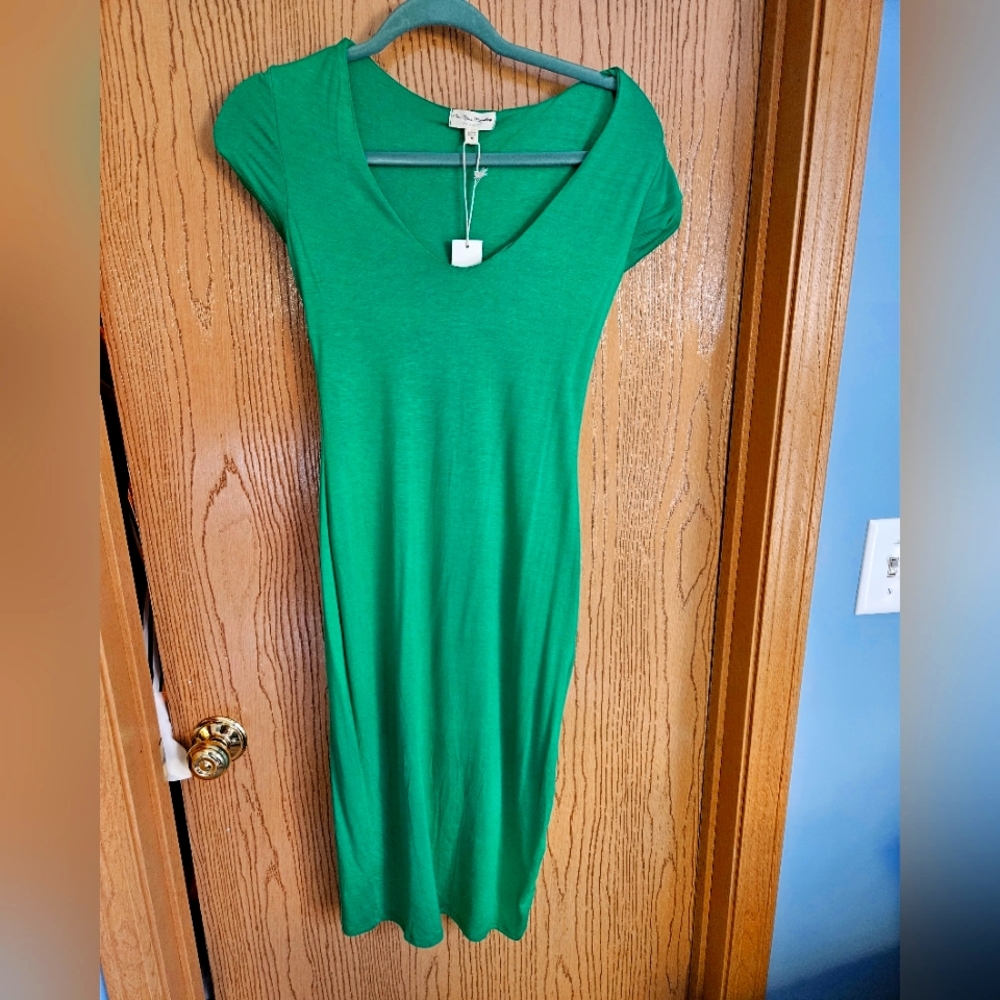 NWT size M green Midi dress TJ Maxx